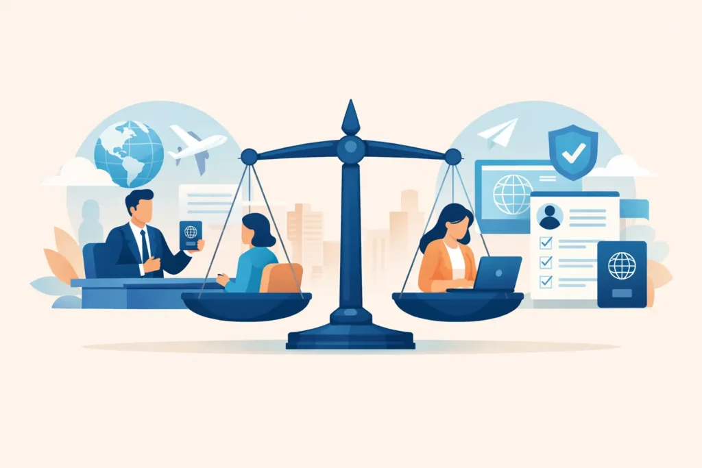 Visa Agent vs Online Application: Which Wins?