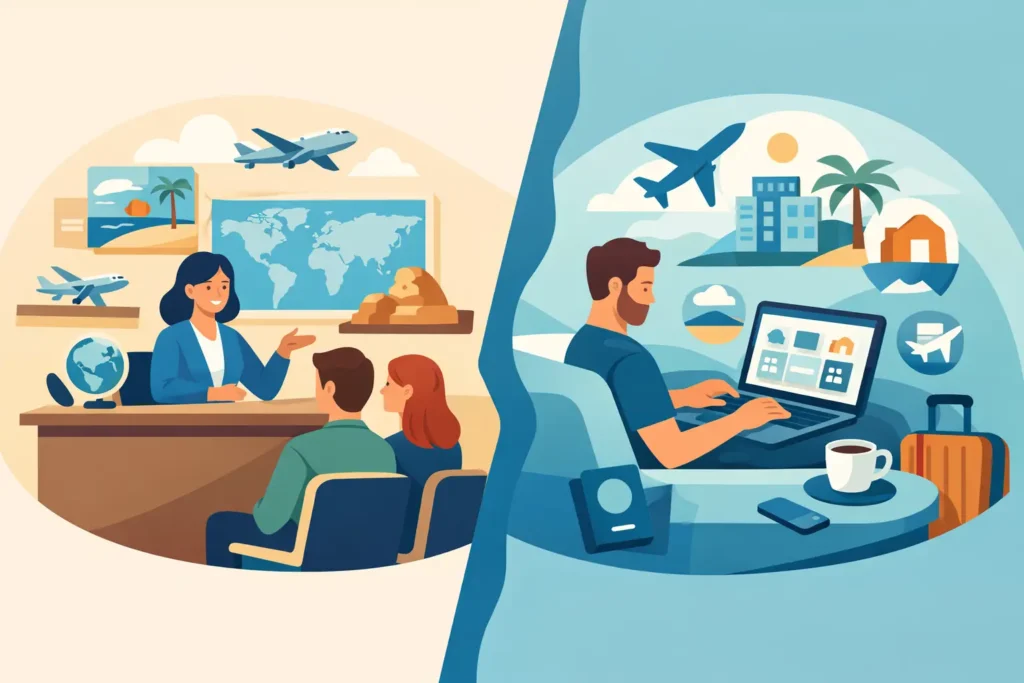 Travel Agency vs Online Booking: Which Wins?