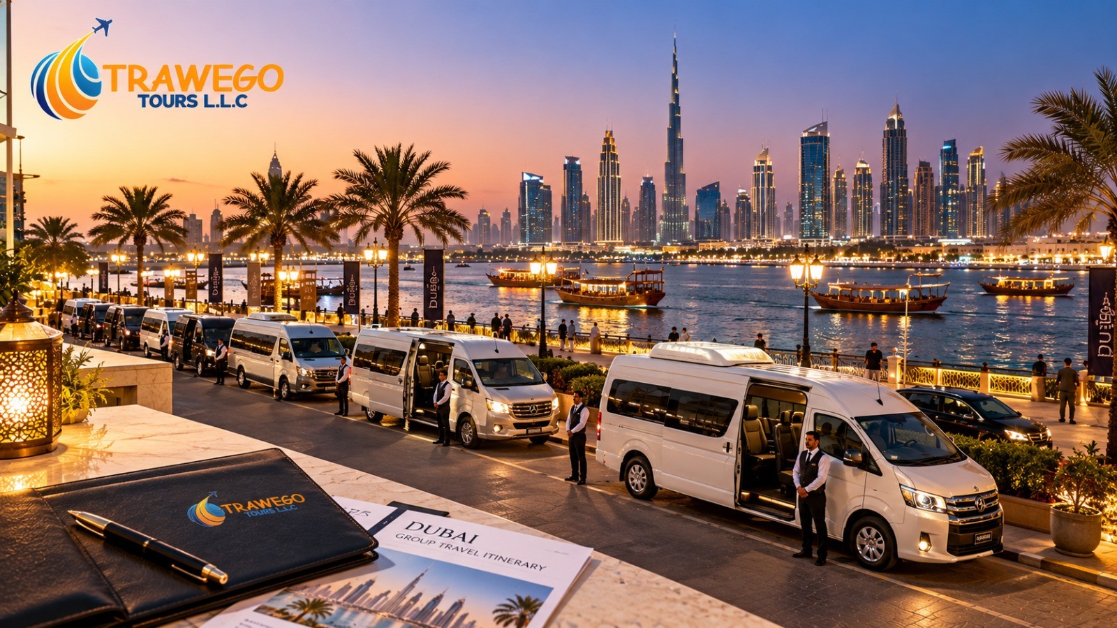 Dubai Group Travel Packages: Logistics, Bulk Visas & Private Van Transfers